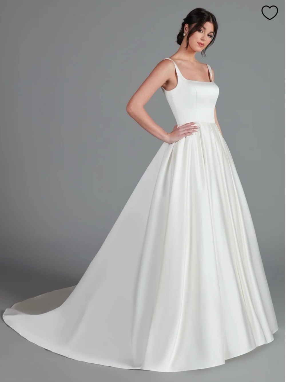 Avery Austin Chelsea Satin Bridal Ballgown - Picture 2 of 16